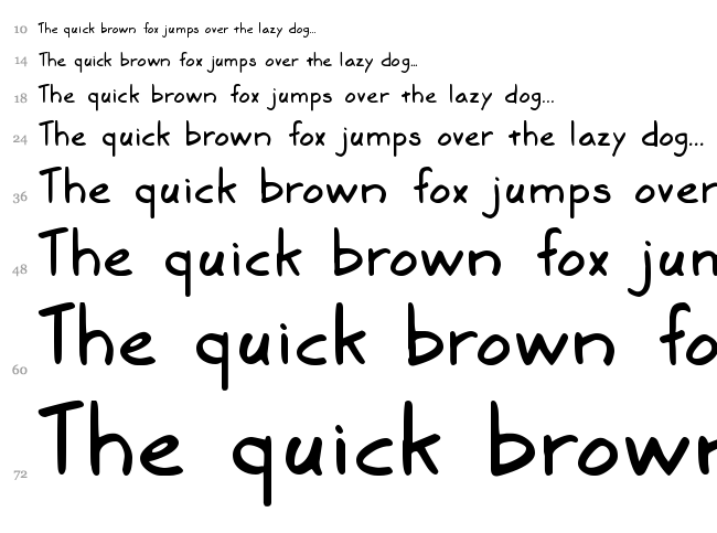 Marker SD font waterfall